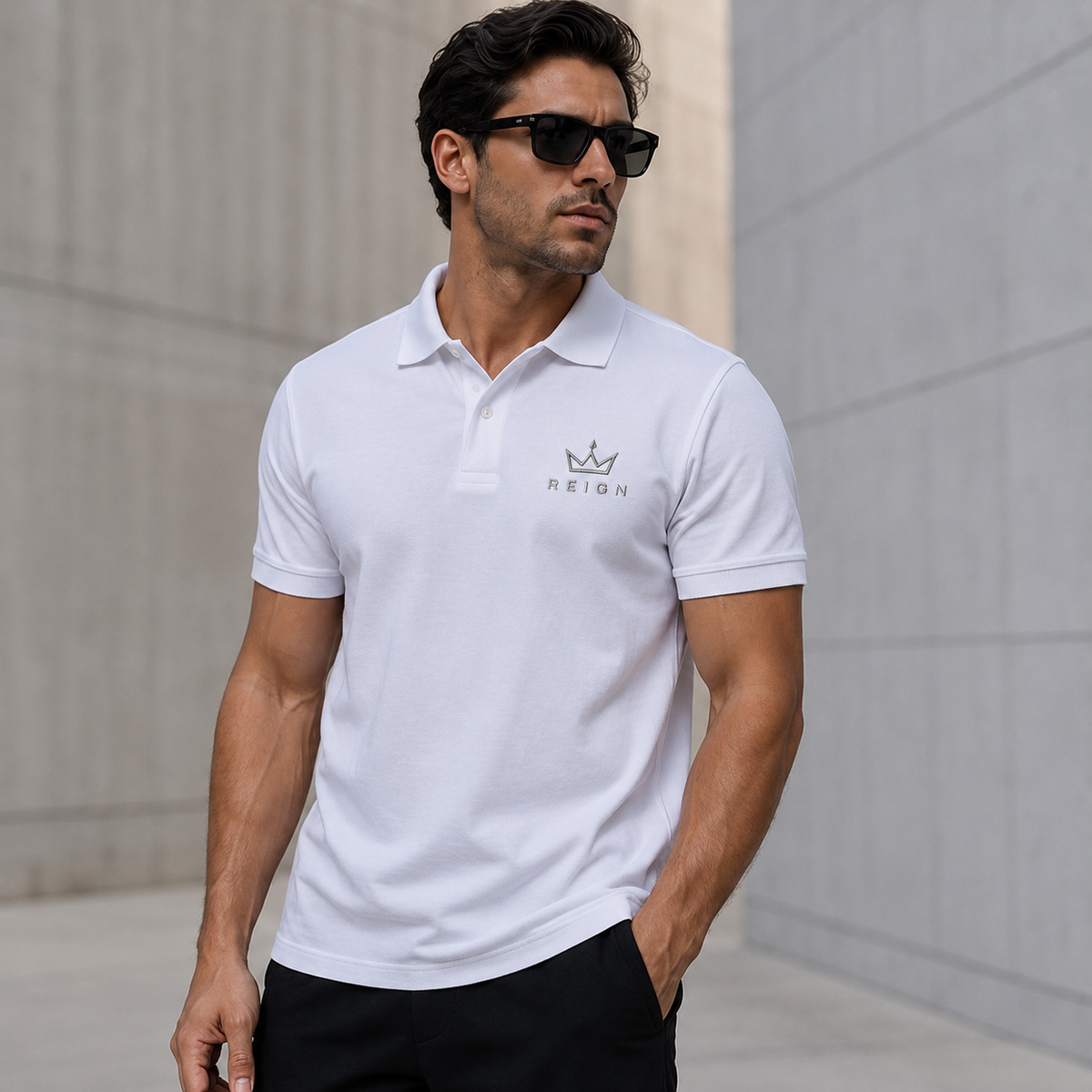 Reign polo white
